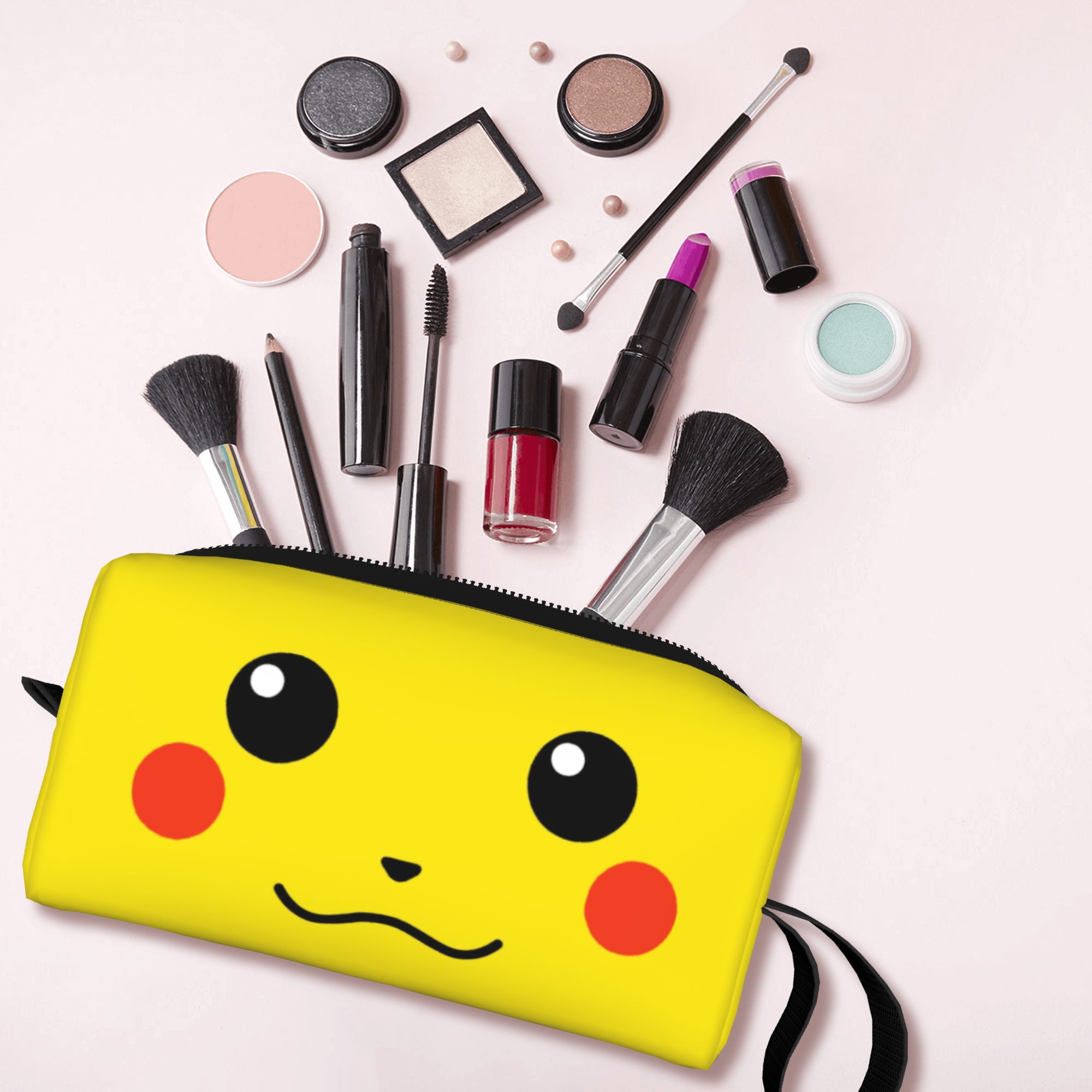 Beauty Makeup Kit Box - Sac de toilette personnalisé Pokemoned P-Pikachus
