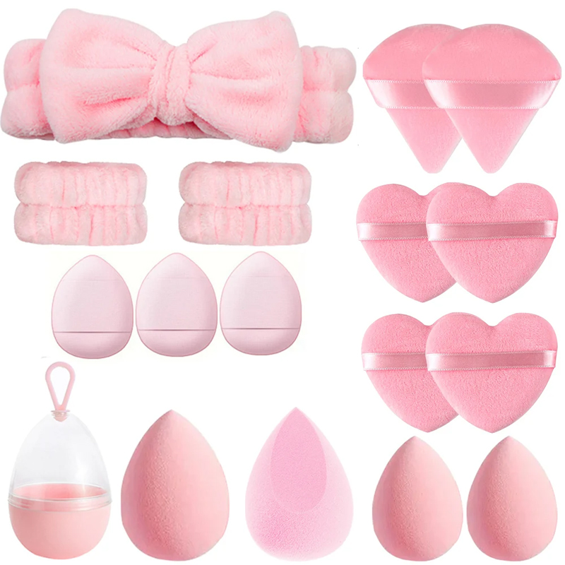 Beauty Makeup Egg - Ensemble de mélangeur d'éponges de maquillage,