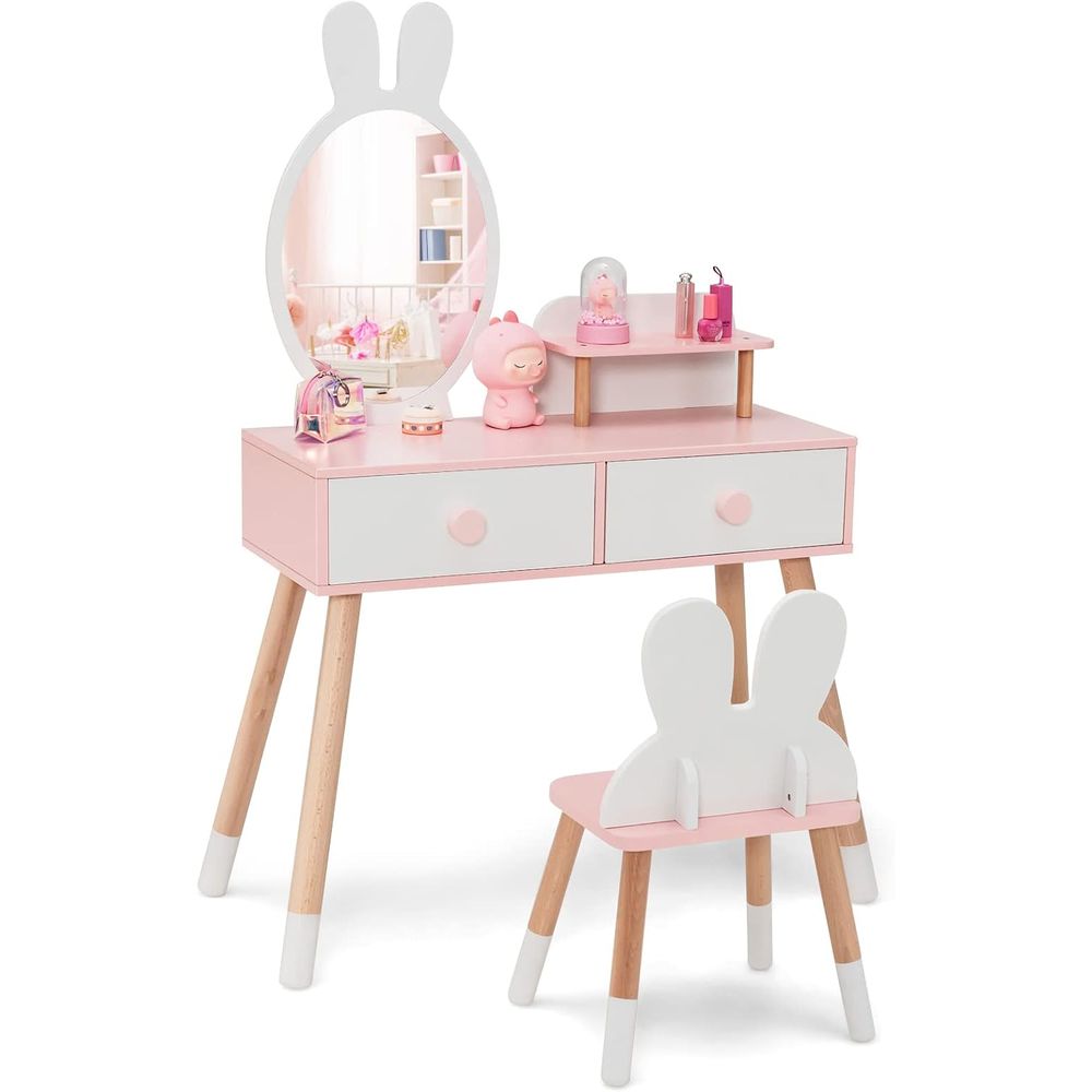 Beauty Makeup Kids - EY Kids Vanity, Ensemble table et