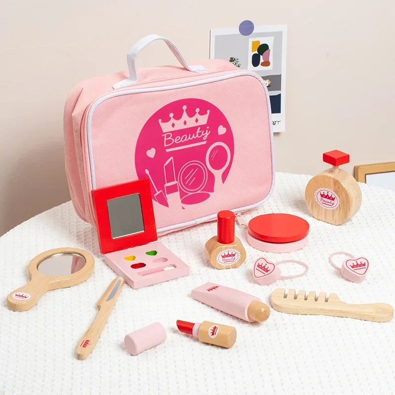 Beauty Makeup Kids - Ensemble de maquillage en bois pour