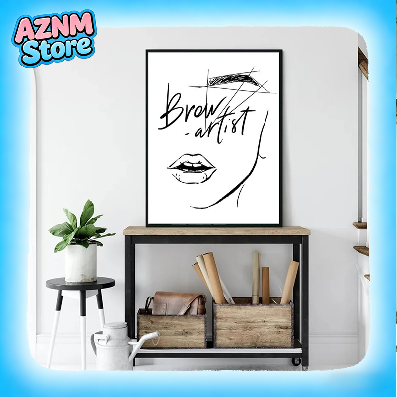 Makeup Is Beauty Quotes - Affiche de maquillage tendance 2026, Citations