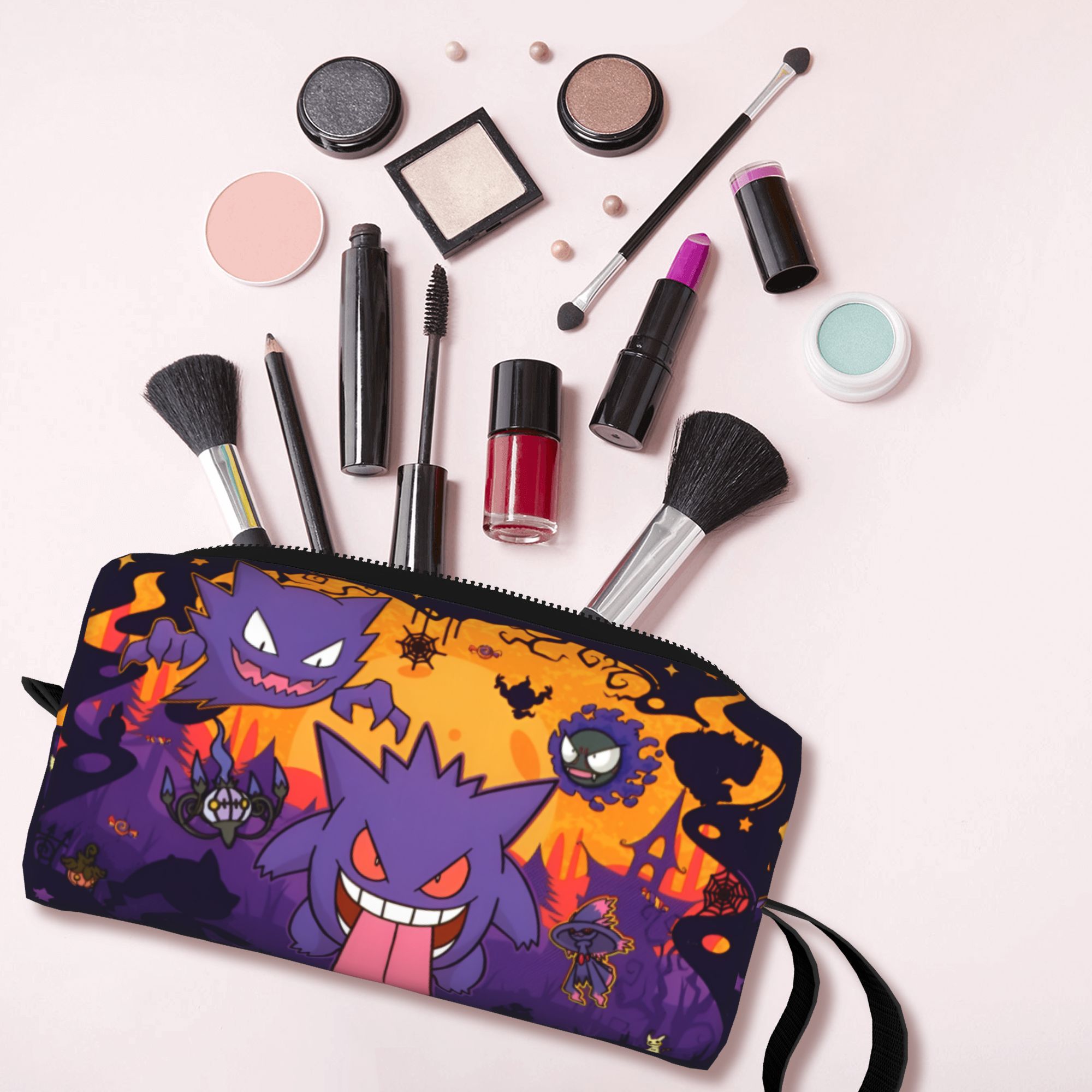 Beauty Makeup Kit Box - Trousse de Toilette Personnalisée Pokémon Gengar,