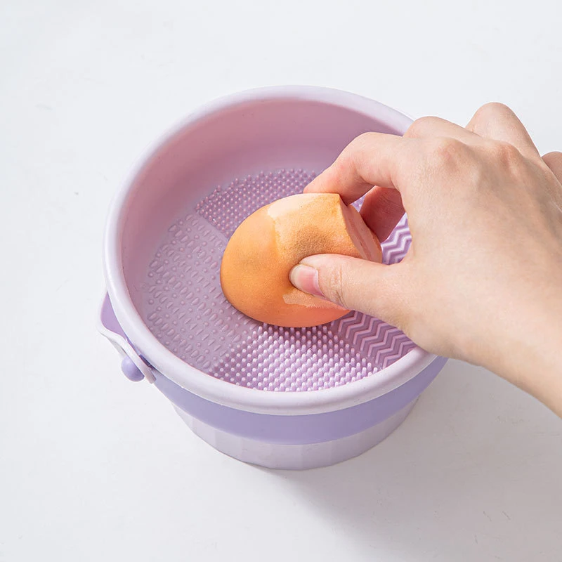 Beauty Makeup Egg - Filles de lavage de brosse de