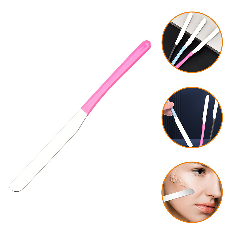 Beauty Makeup Foundation - Spatule de maquillage en acier inoxydable,