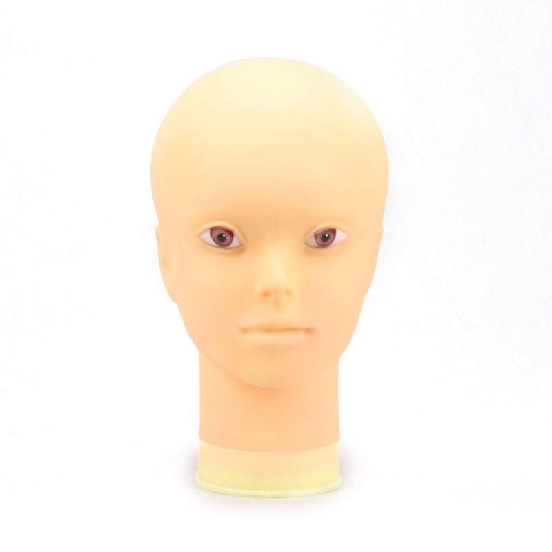Beauty Makeup Stores - Tête de mannequin douce pour perruques,