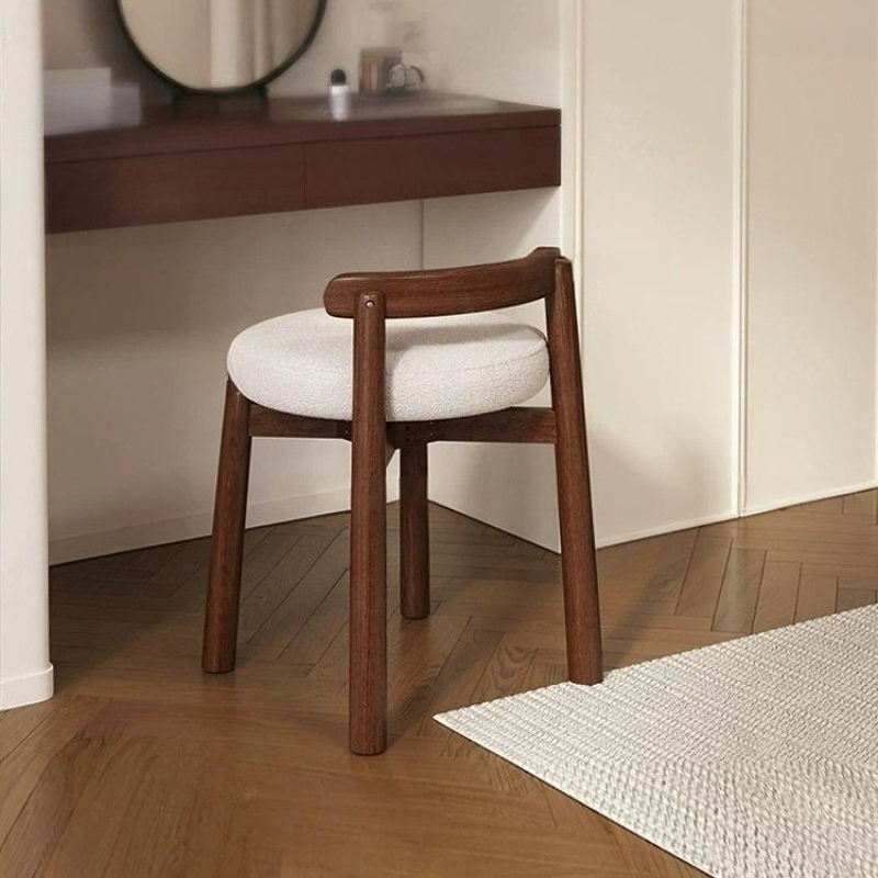 Beauty Makeup Kids - Tabouret de coiffeuse blanc haut moderne