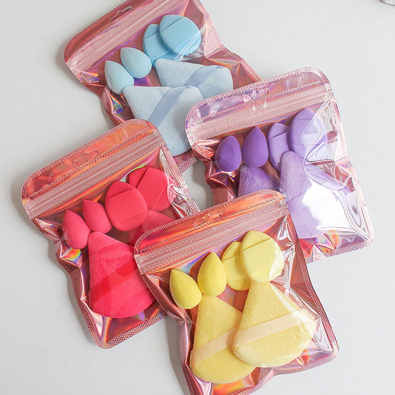 Lot de 6 houppettes triangulai - Beauty Makeup Egg avis et prix