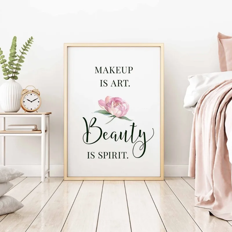 Affiche de citations de maquil - Makeup Is Beauty Quotes avis et prix