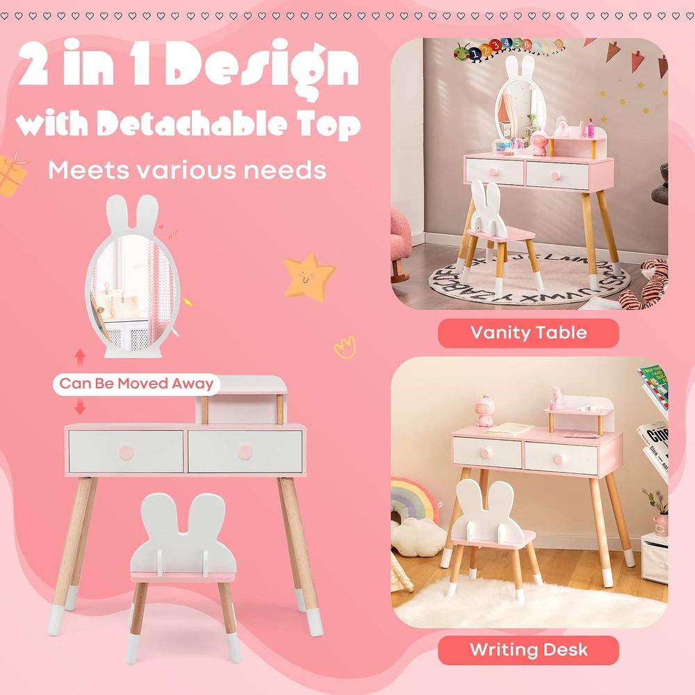 EY Kids Vanity, Ensemble table - Beauty Makeup Kids avis et prix