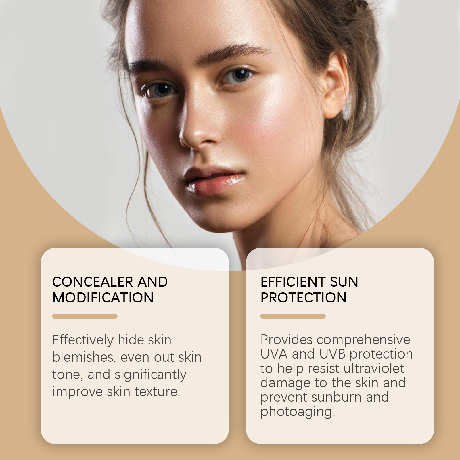 Crème solaire à base d'escargo - Beauty Makeup Foundation avis et prix