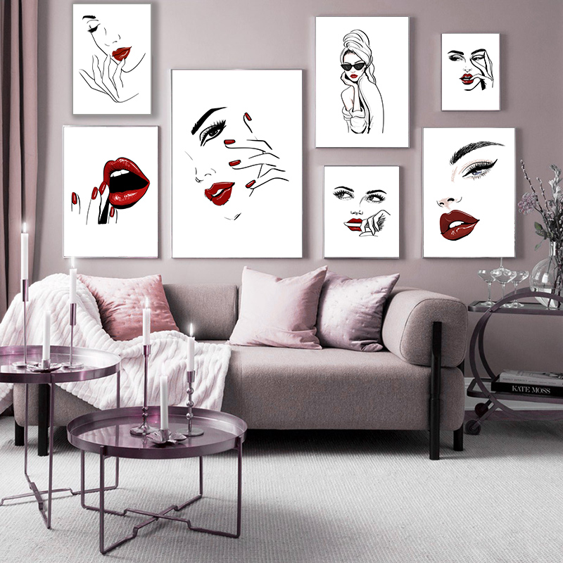 Affiche de maquillage de mode  - Makeup Is Beauty Quotes avis et prix