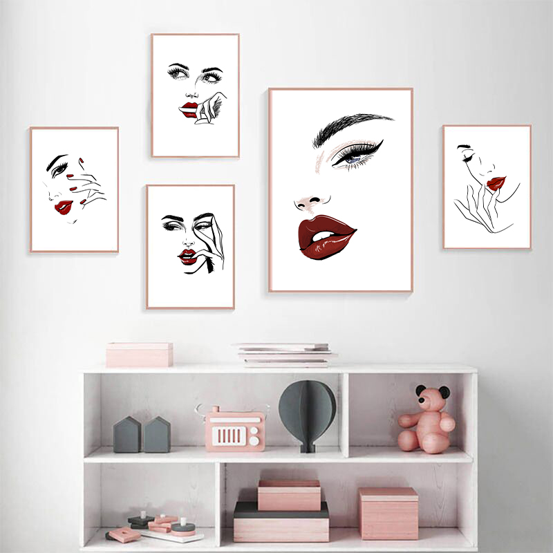 Affiche de maquillage de mode  - Makeup Is Beauty Quotes avis et prix