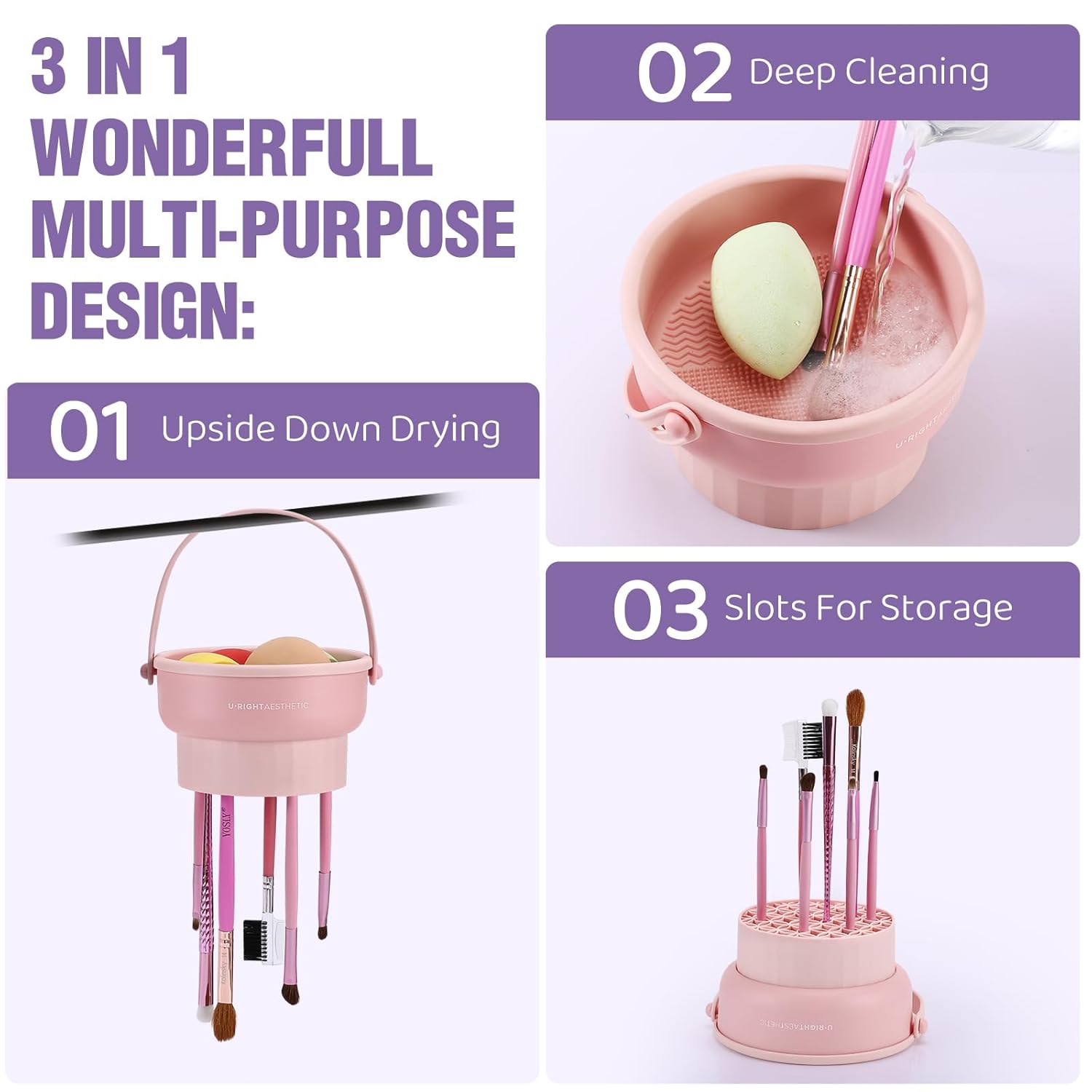 Bol de nettoyage pour pinceaux - Beauty Makeup Egg avis et prix