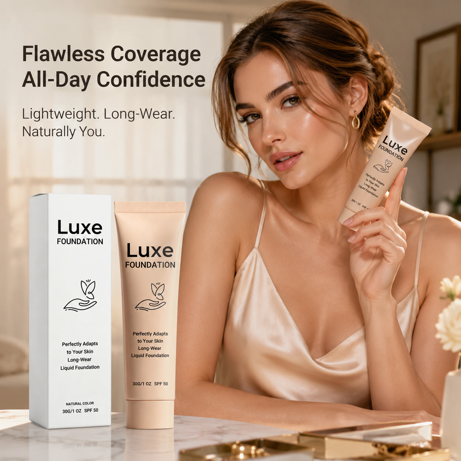 Fond de teint SPF 50+ changean - Beauty Makeup Foundation avis et prix