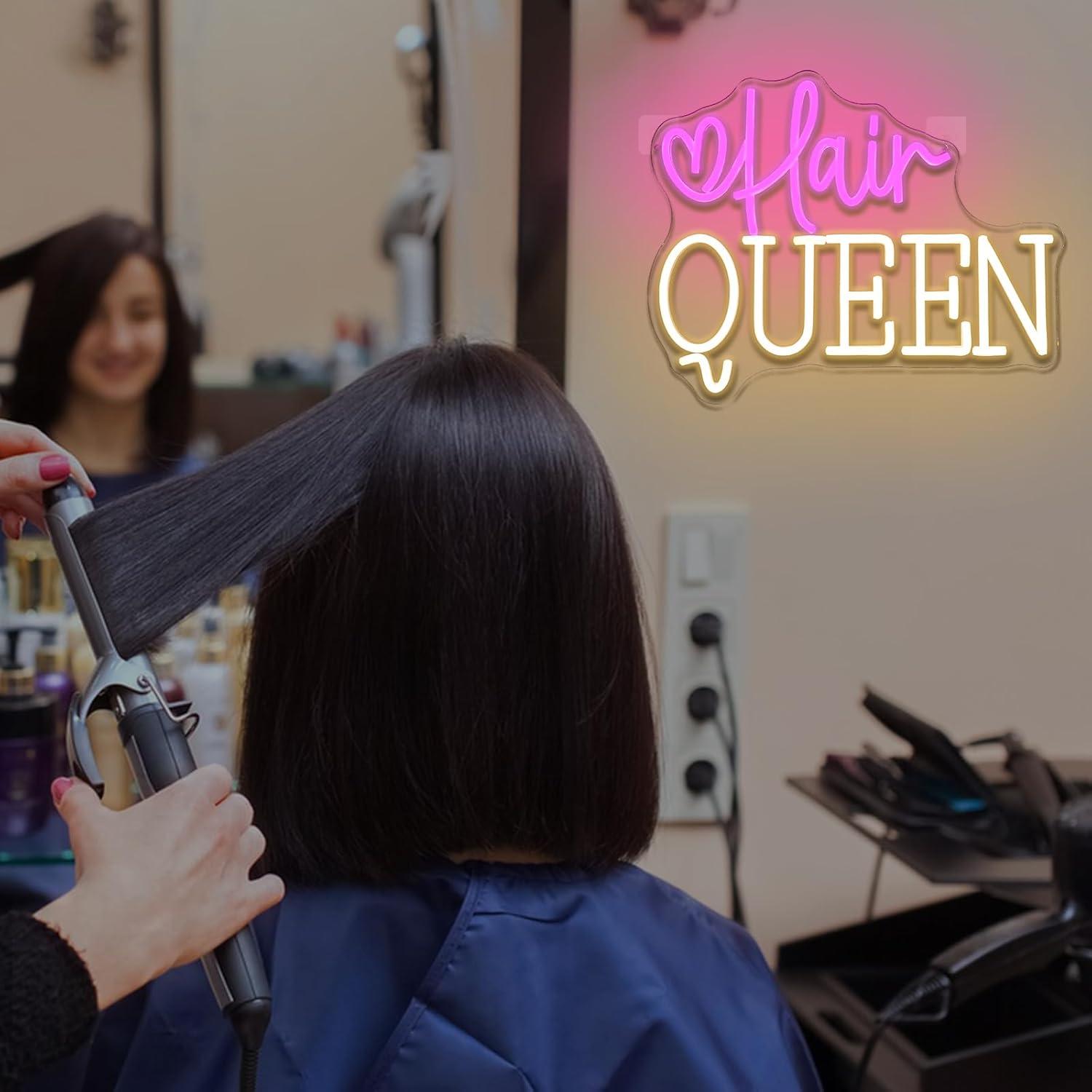 Enseigne lumineuse néon Hair Q - Beauty Makeup Stores avis et prix
