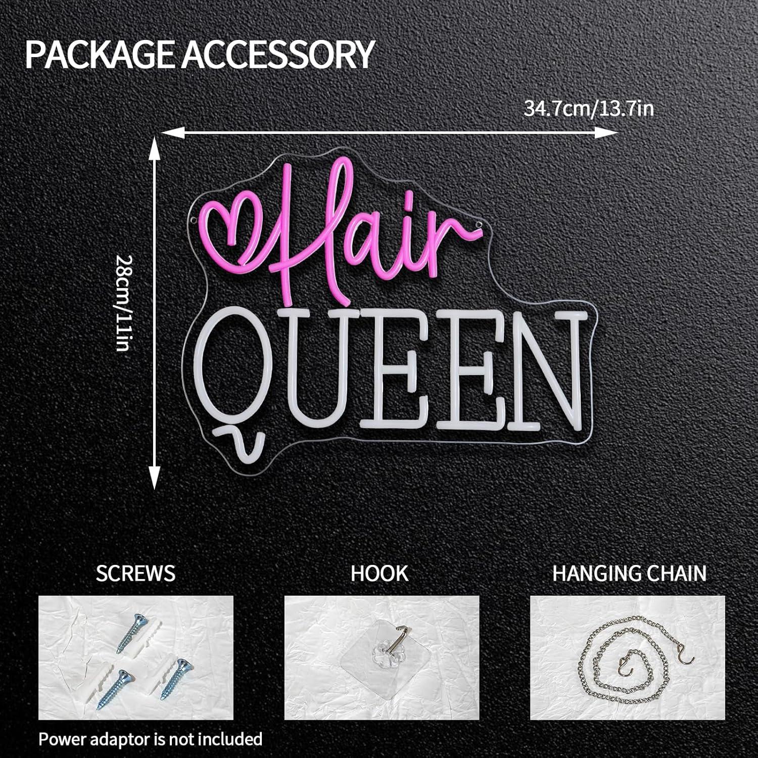 Enseigne lumineuse néon Hair Q - Beauty Makeup Stores avis et prix