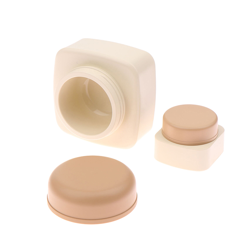 Pot carré vide en plastique 5/ - Beauty Makeup Vanity avis et prix