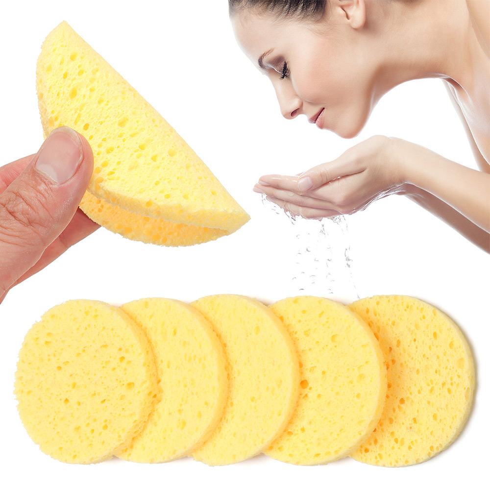 10 pièces 6-9 cm jaune visage  - Beauty Makeup Vanity avis et prix