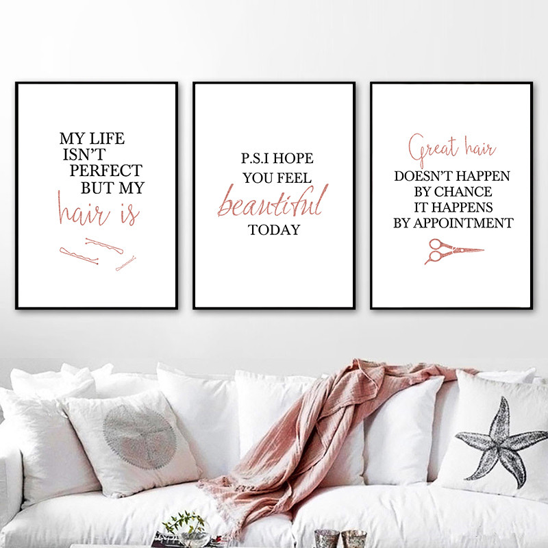 Affiches d'art de citation de  - Makeup Is Beauty Quotes avis et prix