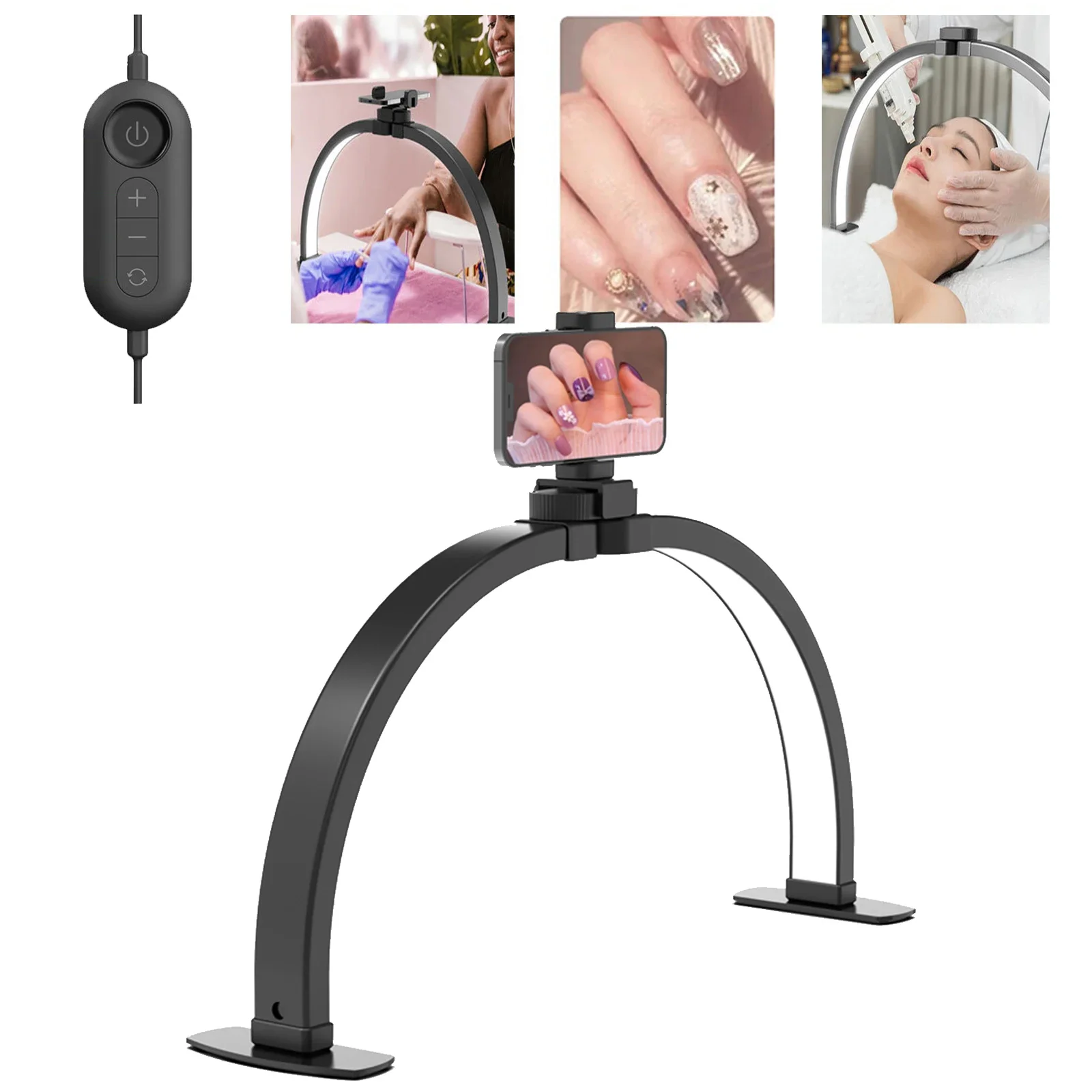 LFor EU/US/UK Plug LED demi-lu - Beauty Makeup Uk avis et prix