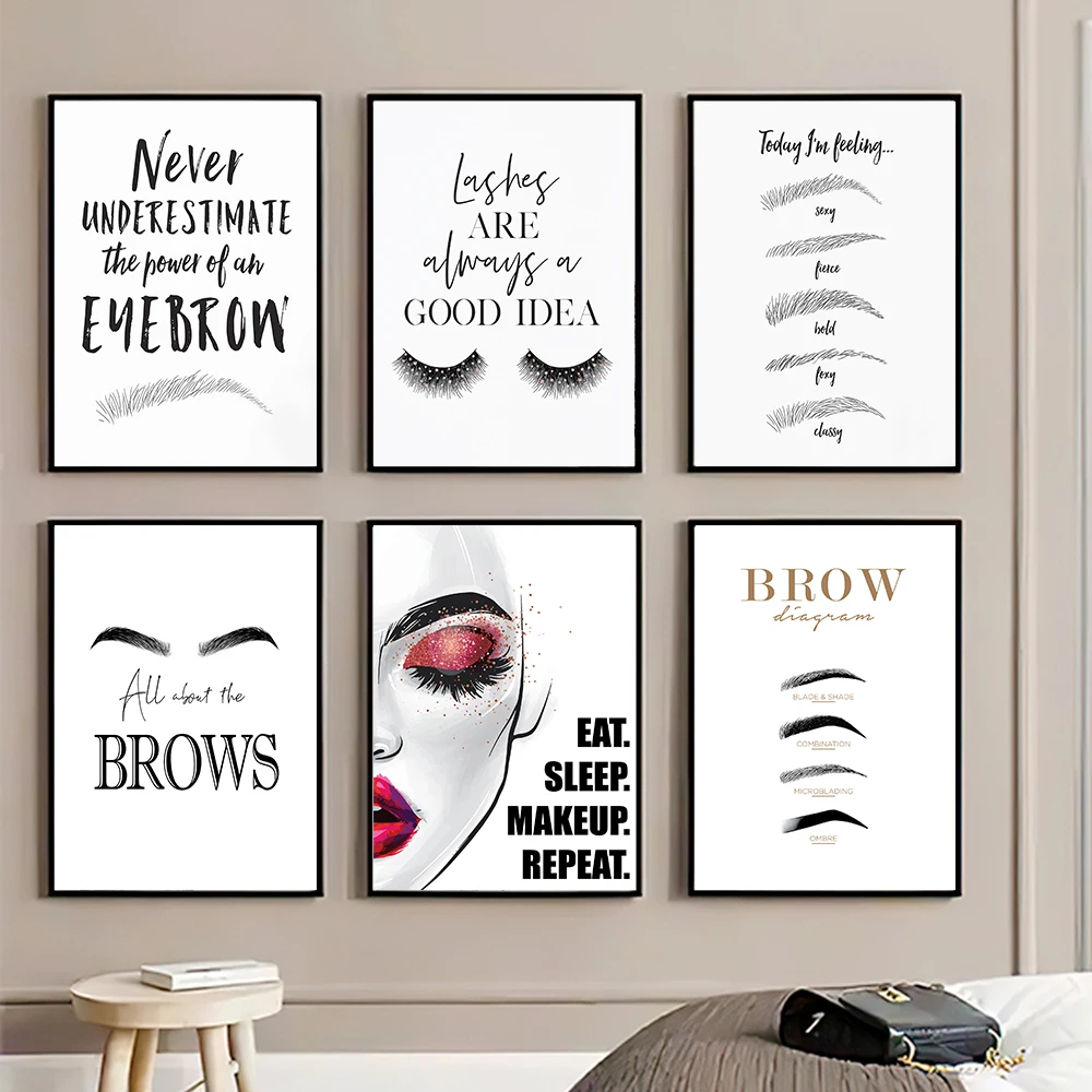 EyebloggEyelashes Citation Wal - Makeup Is Beauty Quotes avis et prix