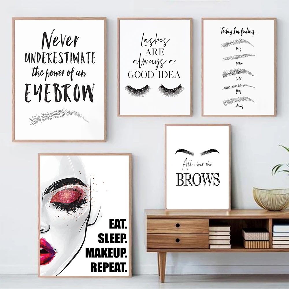 EyebloggEyelashes Citation Wal - Makeup Is Beauty Quotes avis et prix