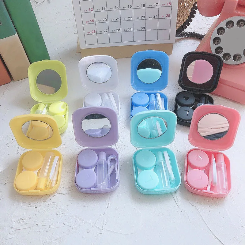 Mini étui de poche pour lentil - Beauty Makeup Kit Box avis et prix