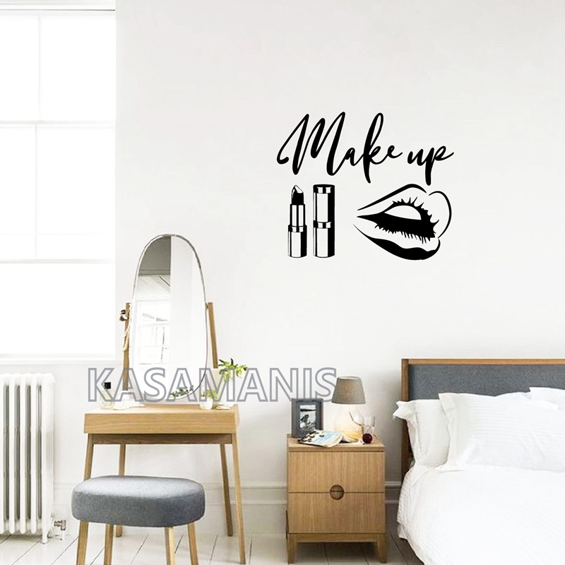 Décalcomanies d'art mural avec - Makeup Is Beauty Quotes avis et prix