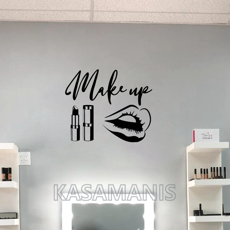 Décalcomanies d'art mural avec - Makeup Is Beauty Quotes avis et prix