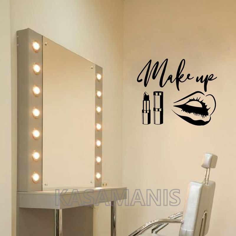 Décalcomanies d'art mural avec - Makeup Is Beauty Quotes avis et prix
