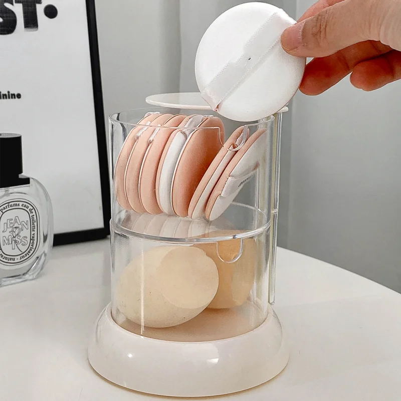 Boîte de rangement rotative po - Beauty Makeup Egg avis et prix